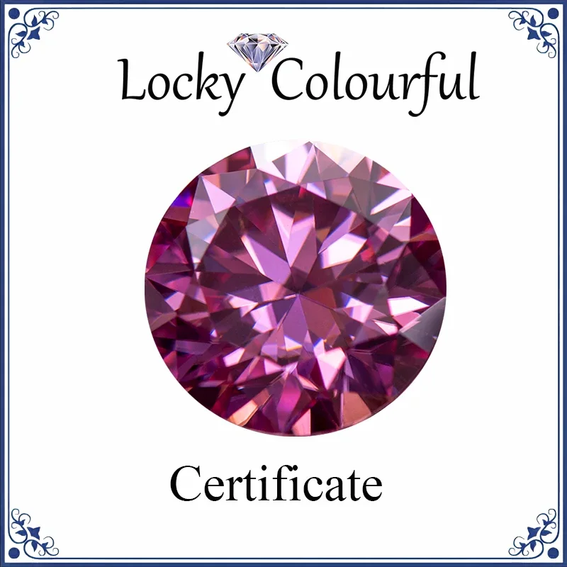 Moissanite Round Shape VVS1 Pink Color Beads for Charms DIY Jewelry Making Bracelet Rings Pendant Materials with GRA Certificate
Moissanite Round Shape VVS1 Pink Color Beads for Charms DIY Jewelry Making Bracelet Rings Pendant Materials with GRA Certificate
