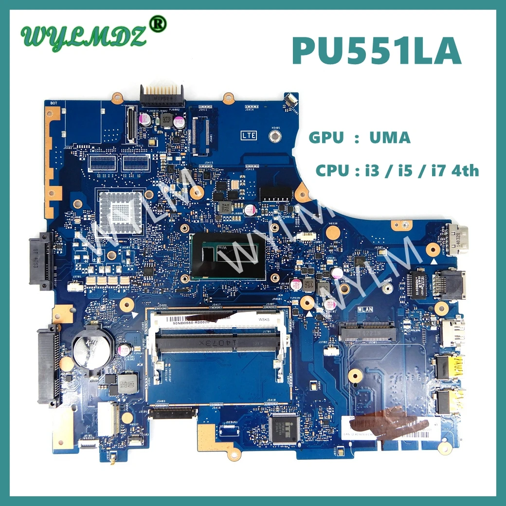PU551LA I5/I7 CPU GT820M/1G Mainboard For ASUS PRO551L PU551LD PU551LA PU551L PU551 Laptop Motherboard 100% OK
PU551LA I5/I7 CPU GT820M/1G Mainboard For ASUS PRO551L PU551LD PU551LA PU551L PU551 Laptop Motherboard 100% OK