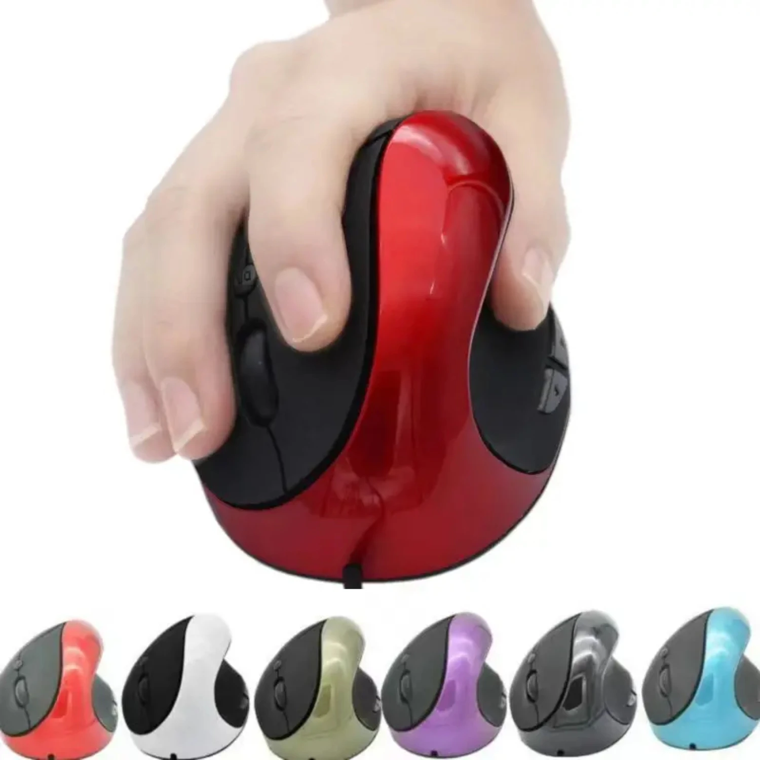 Vertical Wireless Mouse Rechargeable 6 Buttons Gaming Computer Mouse USB Optical Mice For Laptop
Vertical Wireless Mouse Rechargeable 6 Buttons Gaming Computer Mouse USB Optical Mice For Laptop