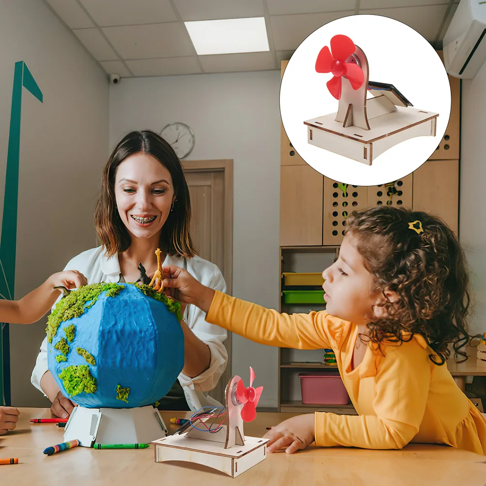 2 set 2 Sets Solar Fan Material Package Assembly For Kids Windmill Science Project Wooden Solar Powered Kit Teaching Prop Diy
2 set 2 Sets Solar Fan Material Package Assembly For Kids Windmill Science Project Wooden Solar Powered Kit Teaching Prop Diy