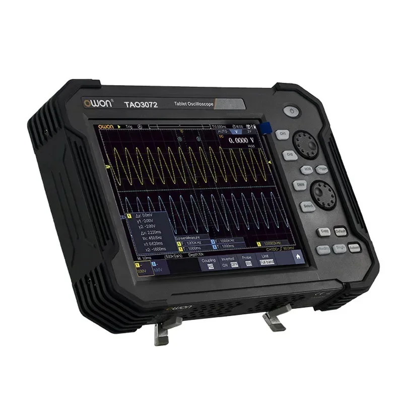 OWON TAO3072 TAO3074 TAO3102 TAO3104 Portable Tablet Oscilloscope 8 Inch LCD Multi-touch Screen 1GS/S 8 Bits CAN Bus Decoding
OWON TAO3072 TAO3074 TAO3102 TAO3104 Portable Tablet Oscilloscope 8 Inch LCD Multi-touch Screen 1GS/S 8 Bits CAN Bus Decoding
