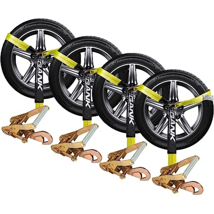 Car Tie Down with Snap Hooks- 4 Pack 2"x96" with 3300lb Safe Working Load - Adjustable Straps with Snap Hooks Tire Straps for a
Car Tie Down with Snap Hooks- 4 Pack 2"x96" with 3300lb Safe Working Load - Adjustable Straps with Snap Hooks Tire Straps for a