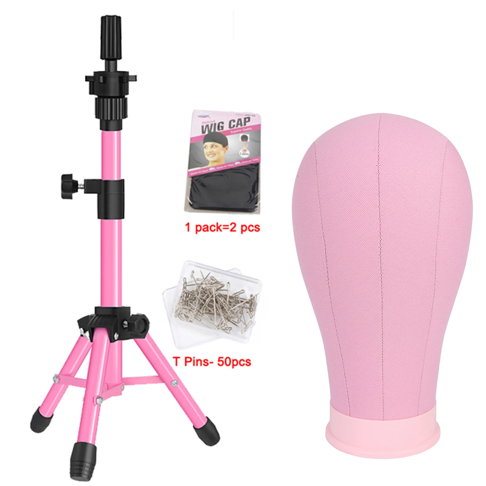 Alileader 22” Wig Head Mannequin Head With Wig Stand Pink Manikin Canvas Head For Wigs Making Display & Tpins Stocking Wig Cap
Alileader 22” Wig Head Mannequin Head With Wig Stand Pink Manikin Canvas Head For Wigs Making Display & Tpins Stocking Wig Cap