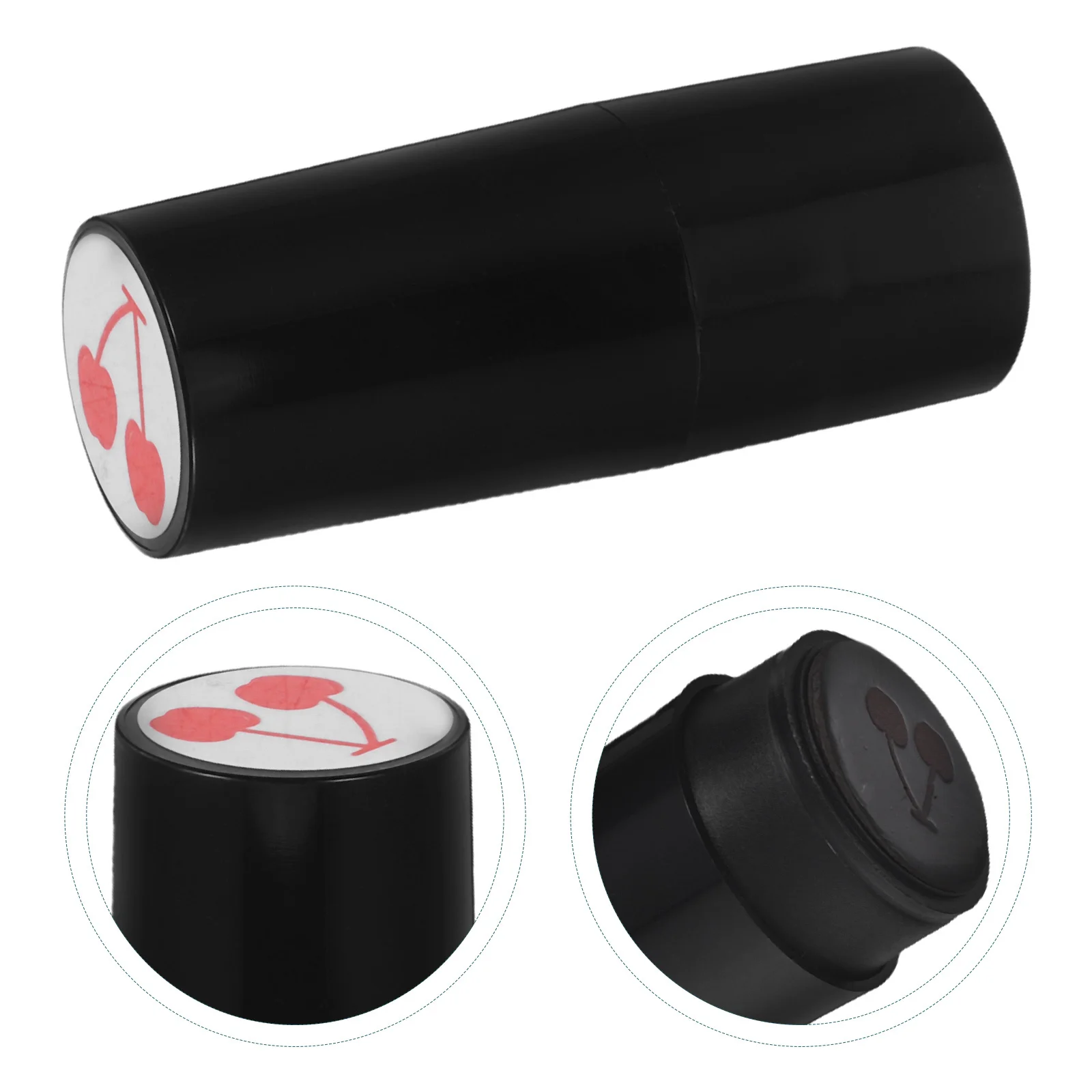 Golf Ball Stamp Waterproof Self-Inking Tool Cherry Pattern Quick Dry Ink Reusable Marking Tool Clear Identification Golf