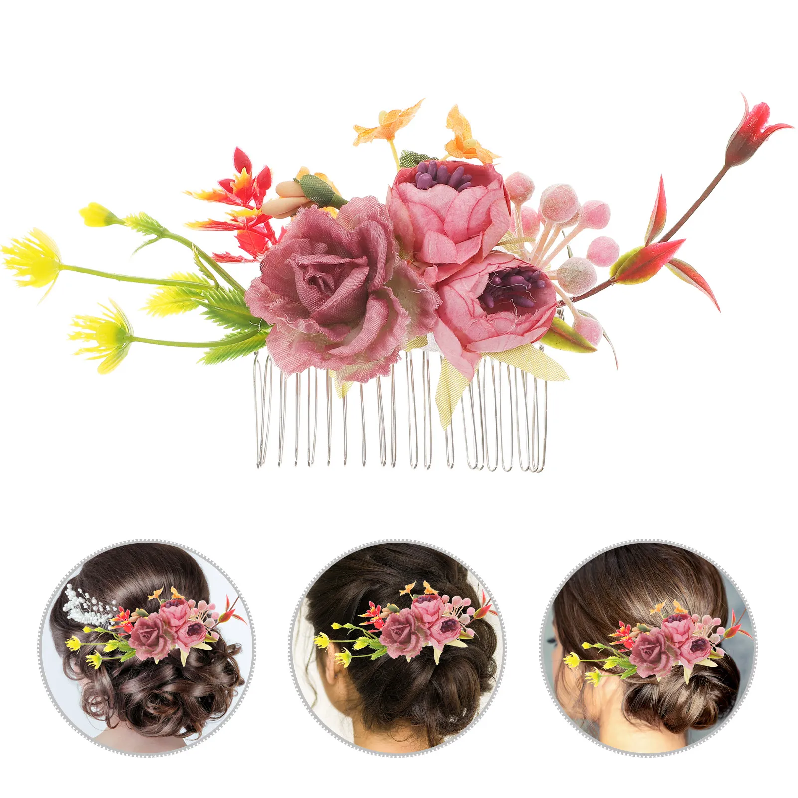 Свадебный гребень для волос с искусственными розами, аксессуар для прически невесты и подружек невесты, для свадебной церемонии, выпускного вечера, годовщины
Свадебный гребень для волос с искусственными розами, аксессуар для прически невесты и подружек невесты, для свадебной церемонии, выпускного вечера, годовщины