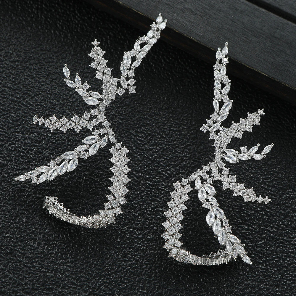 Luxury Fashion Geometric Water Drop Women's Cubic Zirconia Crystal Dubai UAE Wedding Party Earrings E1259
Luxury Fashion Geometric Water Drop Women's Cubic Zirconia Crystal Dubai UAE Wedding Party Earrings E1259