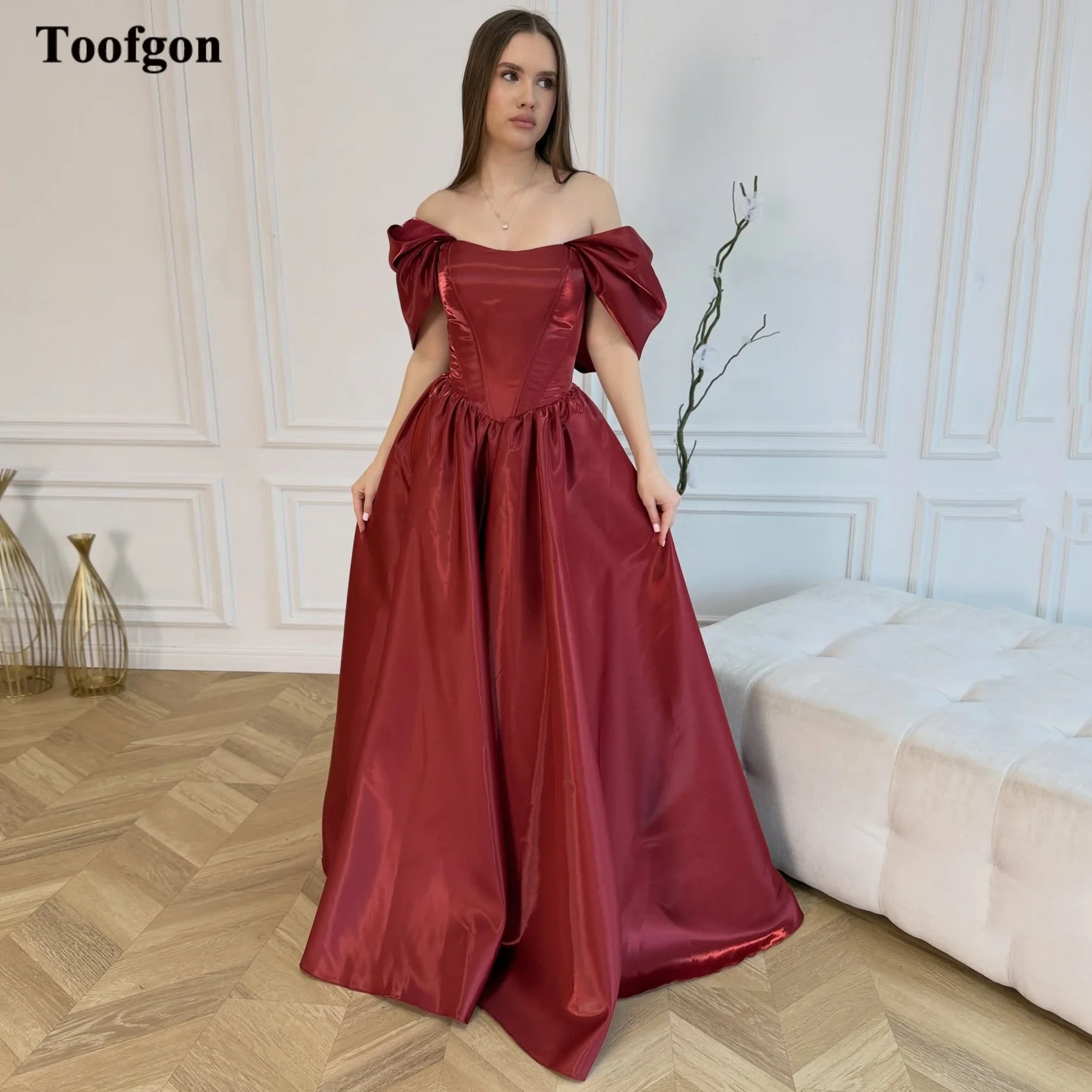 Bafftafe Burgundy Liquid Satin Prom Dresses Customized Off The Shoulder Women Occasion Party Dress Formal Birthday Evening Gowns
Bafftafe Burgundy Liquid Satin Prom Dresses Customized Off The Shoulder Women Occasion Party Dress Formal Birthday Evening Gowns