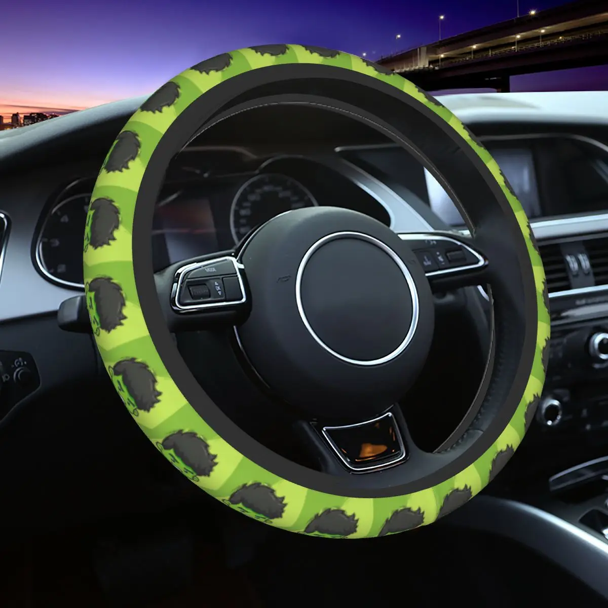 38cm Funny Hero Hulk Steering Wheel Cover Auto Car Steering Wheel Protector for SUV Car Accessories Universal 14.5-15 Inch
38cm Funny Hero Hulk Steering Wheel Cover Auto Car Steering Wheel Protector for SUV Car Accessories Universal 14.5-15 Inch