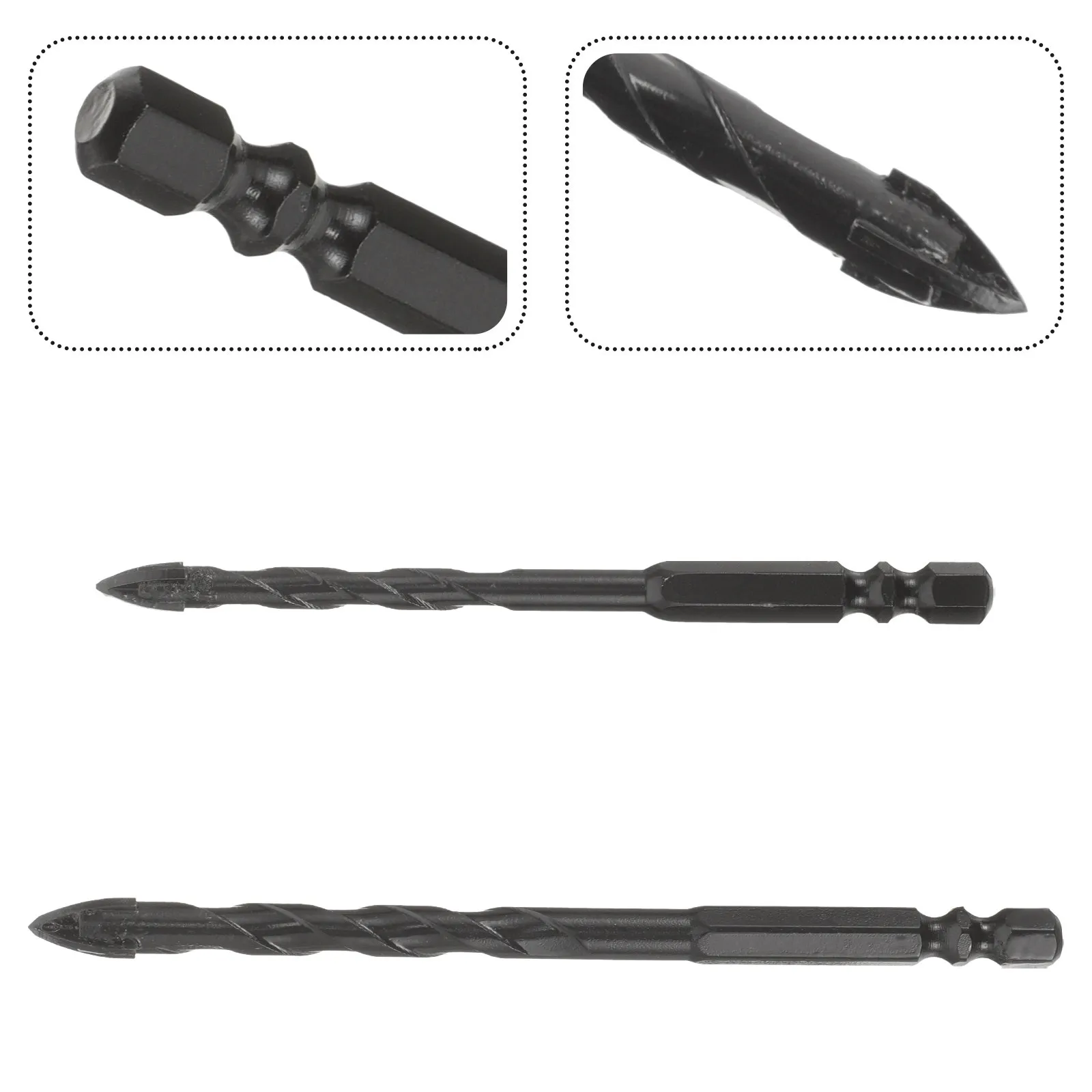2Pcs Ceramic Tile Drill Bits Set Triangular Alloy Tips for Glass Porcelain Marble Concrete Cement Walls DIY Contractor Use
2Pcs Ceramic Tile Drill Bits Set Triangular Alloy Tips for Glass Porcelain Marble Concrete Cement Walls DIY Contractor Use