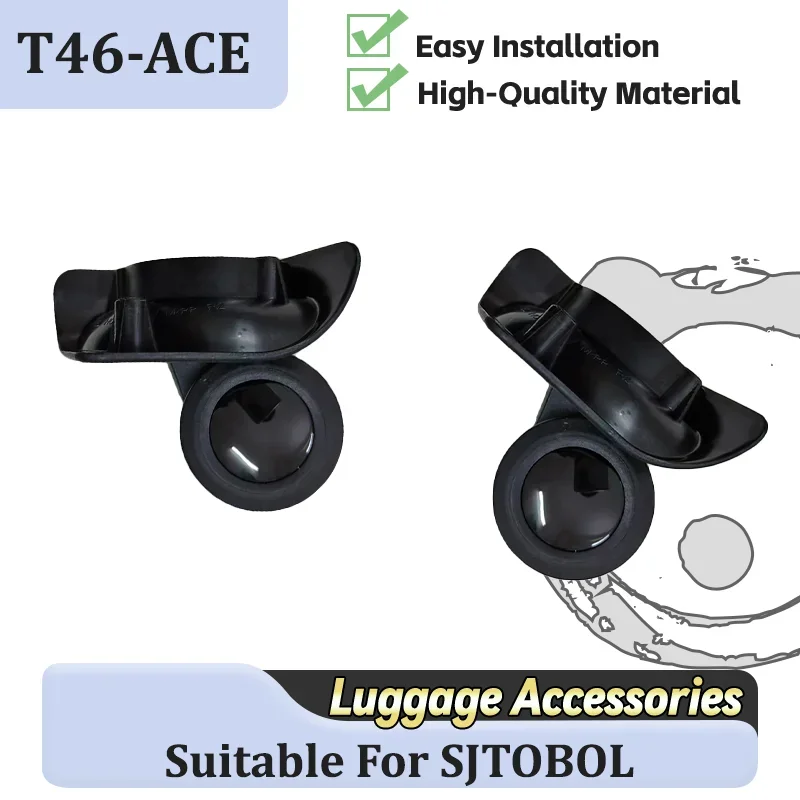 For SJTOBOL T46-ACE All Terrain Luggage Replacement Wheels TPU Wear-Resistant 360° Swivel Steel Bearing Suitcase Accessories
For SJTOBOL T46-ACE All Terrain Luggage Replacement Wheels TPU Wear-Resistant 360° Swivel Steel Bearing Suitcase Accessories
