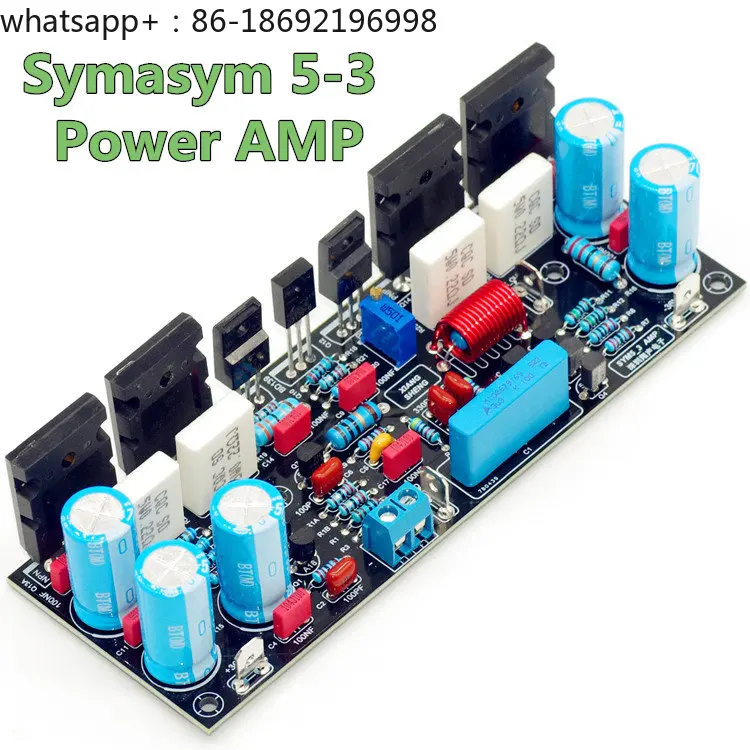 X2 Symasym5-3 Sym-3 Xiangsheng 200W Discrete Component Power Amplifier Board Class A and B, Audio DIY Kit
X2 Symasym5-3 Sym-3 Xiangsheng 200W Discrete Component Power Amplifier Board Class A and B, Audio DIY Kit