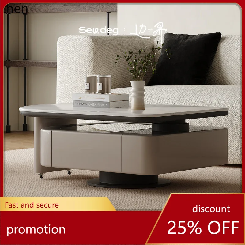 YFY Rotating Coffee Table TV Cabinet Living Room Home Minimalist High-End Feel
YFY Rotating Coffee Table TV Cabinet Living Room Home Minimalist High-End Feel