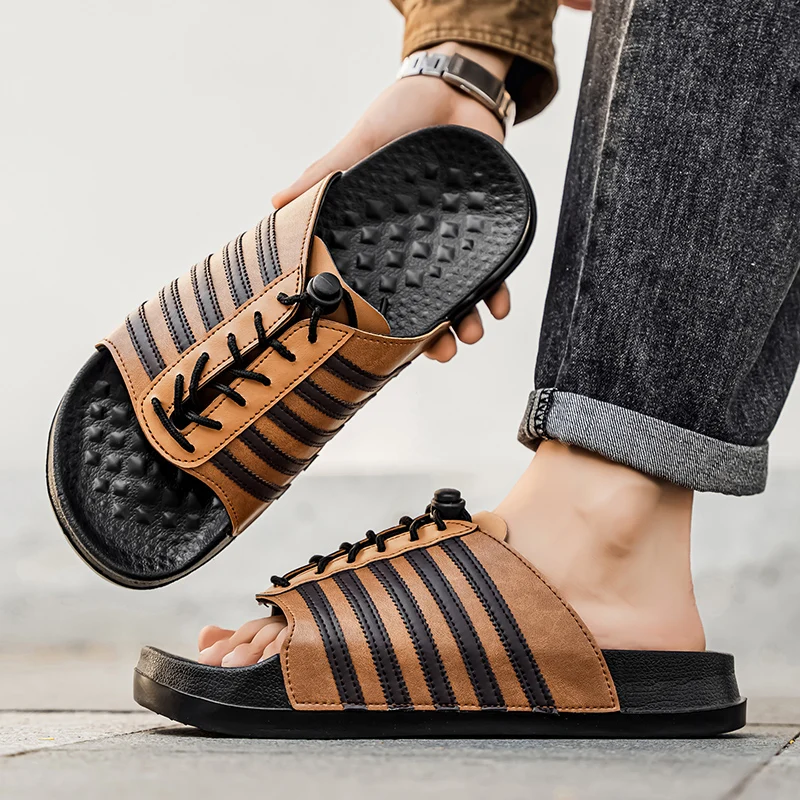 Мужские шлепанцы 2026: Новые летние трендовые брендовые уличные сандалии с мягкой подошвой, нескользящие, с эффектом ходьбы по облакам, спортивные пляжные сандалии
Мужские шлепанцы 2026: Новые летние трендовые брендовые уличные сандалии с мягкой подошвой, нескользящие, с эффектом ходьбы по облакам, спортивные пляжные сандалии