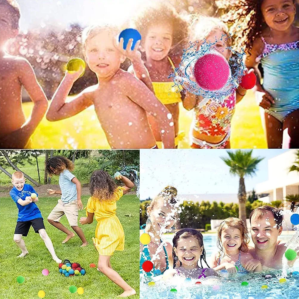 60pcs Reusable Swimming Pool Balloons Summer Pool Party Game Summer Interactive Balls Balls Mixed Colors Polypropylene 
60pcs Reusable Swimming Pool Balloons Summer Pool Party Game Summer Interactive Balls Balls Mixed Colors Polypropylene