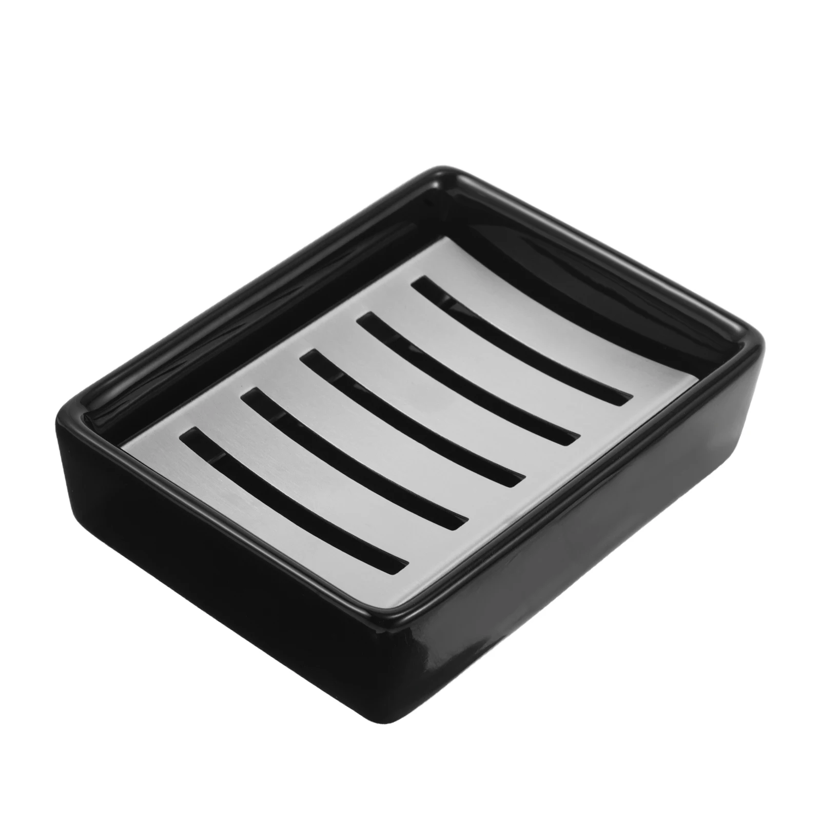 Rectangular Soap Dish Stainless Steel Ceramic Drain Tray Double Layer Self Draining Soap Holder Bathroom Sink Vanity Tray
Rectangular Soap Dish Stainless Steel Ceramic Drain Tray Double Layer Self Draining Soap Holder Bathroom Sink Vanity Tray