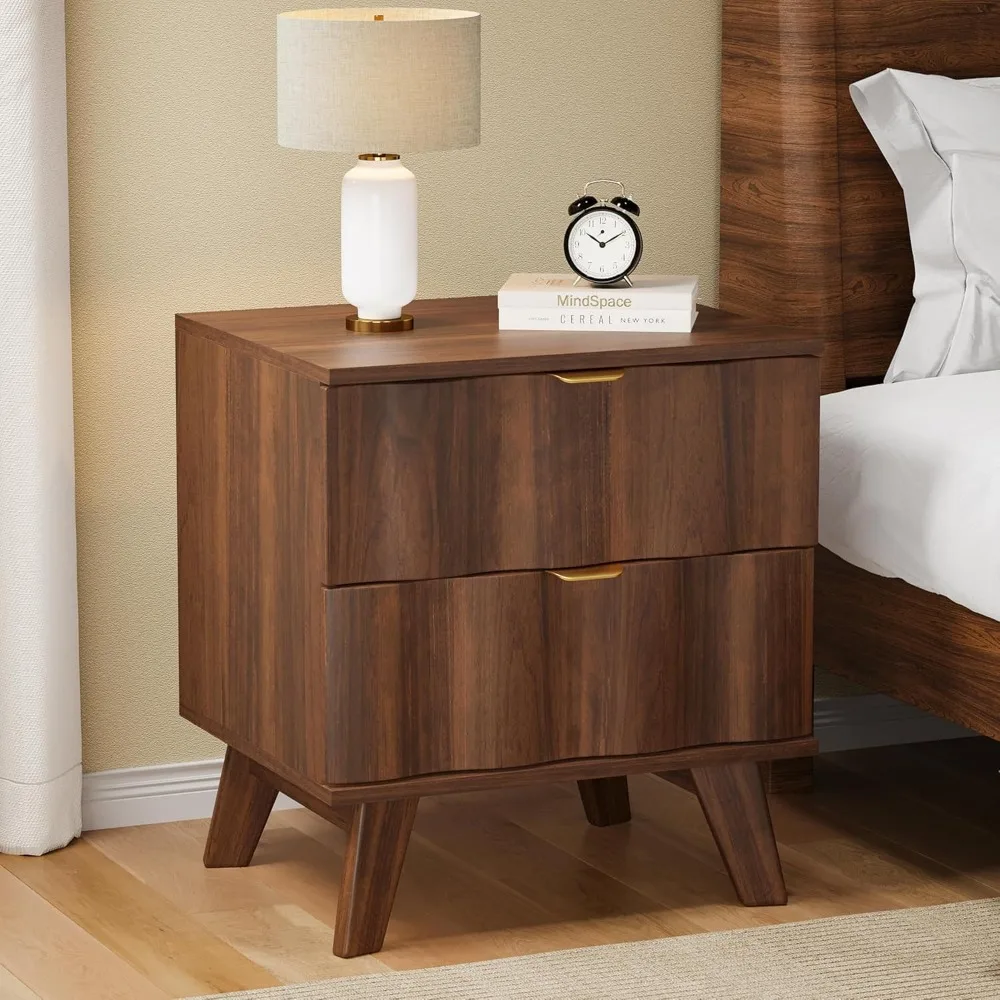 Nightstand, Modern Bedside Table with Drawers and Metal Handles, Sofa Side Table, End Table for Bedroom, Living Room, Entryway (
Nightstand, Modern Bedside Table with Drawers and Metal Handles, Sofa Side Table, End Table for Bedroom, Living Room, Entryway (