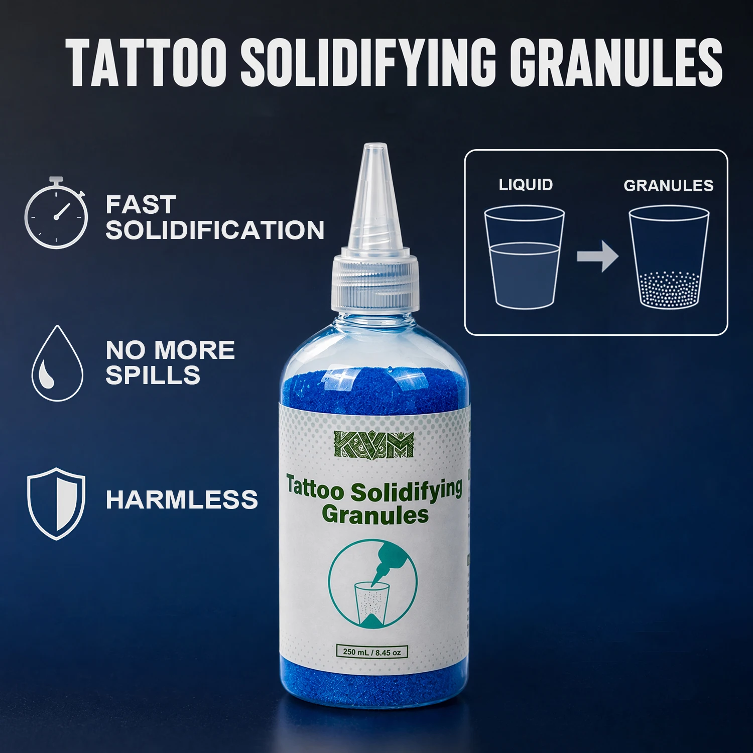 250ml Tattoo Waste Solidifying Granules Instant Liquid Hardener for Tattoo Studio Cleanup Odorless Safe Tattoo Accessories
250ml Tattoo Waste Solidifying Granules Instant Liquid Hardener for Tattoo Studio Cleanup Odorless Safe Tattoo Accessories