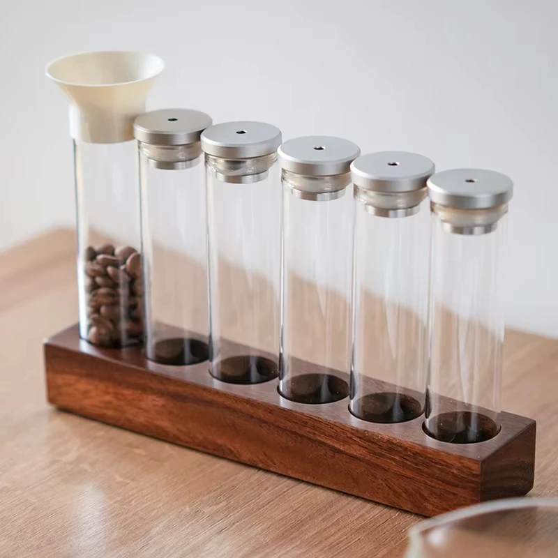 Coffee Bean Packaging 150mm 6PCS Metal Cap One Way Exhaust Valve Storage Tube Display Glass Bottle Storage Sealed Jar Odor
Coffee Bean Packaging 150mm 6PCS Metal Cap One Way Exhaust Valve Storage Tube Display Glass Bottle Storage Sealed Jar Odor
