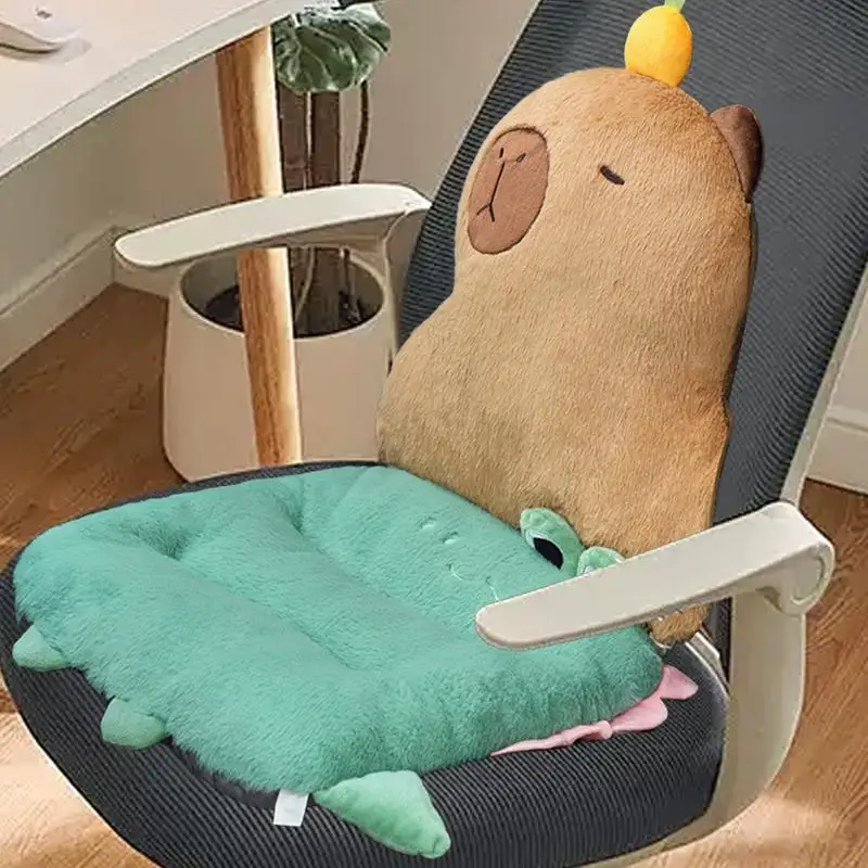 Car Seat Cushion Cartoon Capybara Automotive Seat Cushions Seat Comfort Enhancer Soft Warm Vehicle Seat Pad Accessories for Car
Car Seat Cushion Cartoon Capybara Automotive Seat Cushions Seat Comfort Enhancer Soft Warm Vehicle Seat Pad Accessories for Car