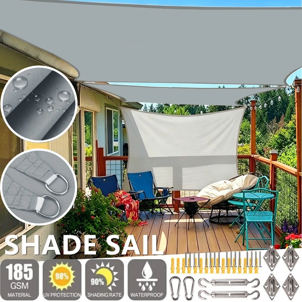 Rectangular Sunshade Sail 4x2/3/5/6M Waterproof 98% UV Block Sun Shelter for Outdoor Garden Patio Party Sunscreen Awning Canopy
Rectangular Sunshade Sail 4x2/3/5/6M Waterproof 98% UV Block Sun Shelter for Outdoor Garden Patio Party Sunscreen Awning Canopy