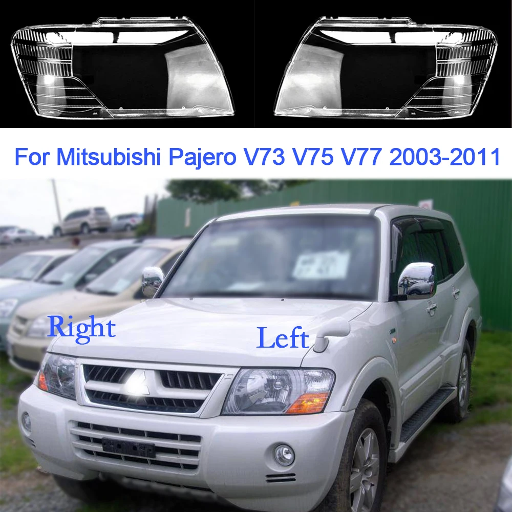For Mitsubishi Pajero V73 V75 V77 2003-2011 Car Headlight Glass Replacement PVC Lens Cover Clear Lampshade Car Accessories
For Mitsubishi Pajero V73 V75 V77 2003-2011 Car Headlight Glass Replacement PVC Lens Cover Clear Lampshade Car Accessories