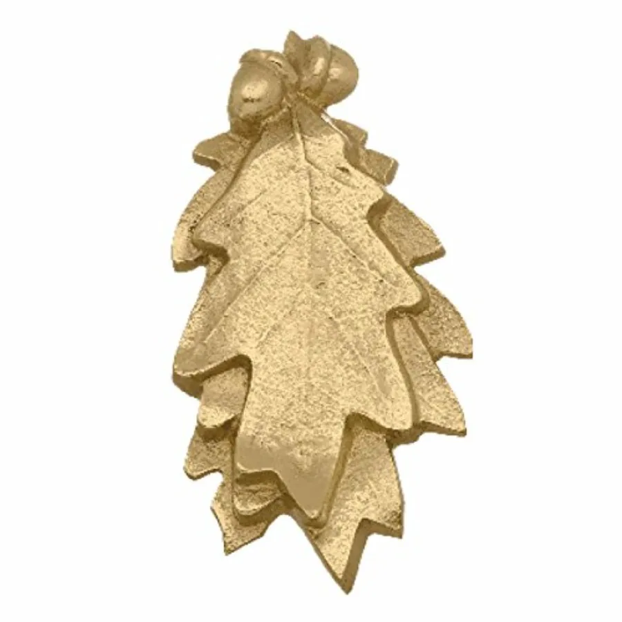 Oak Leaf Door Knocker Solid Brass Polished Finish 6 Inch Decorative Front Door Hardware with Mounting Screws
Oak Leaf Door Knocker Solid Brass Polished Finish 6 Inch Decorative Front Door Hardware with Mounting Screws