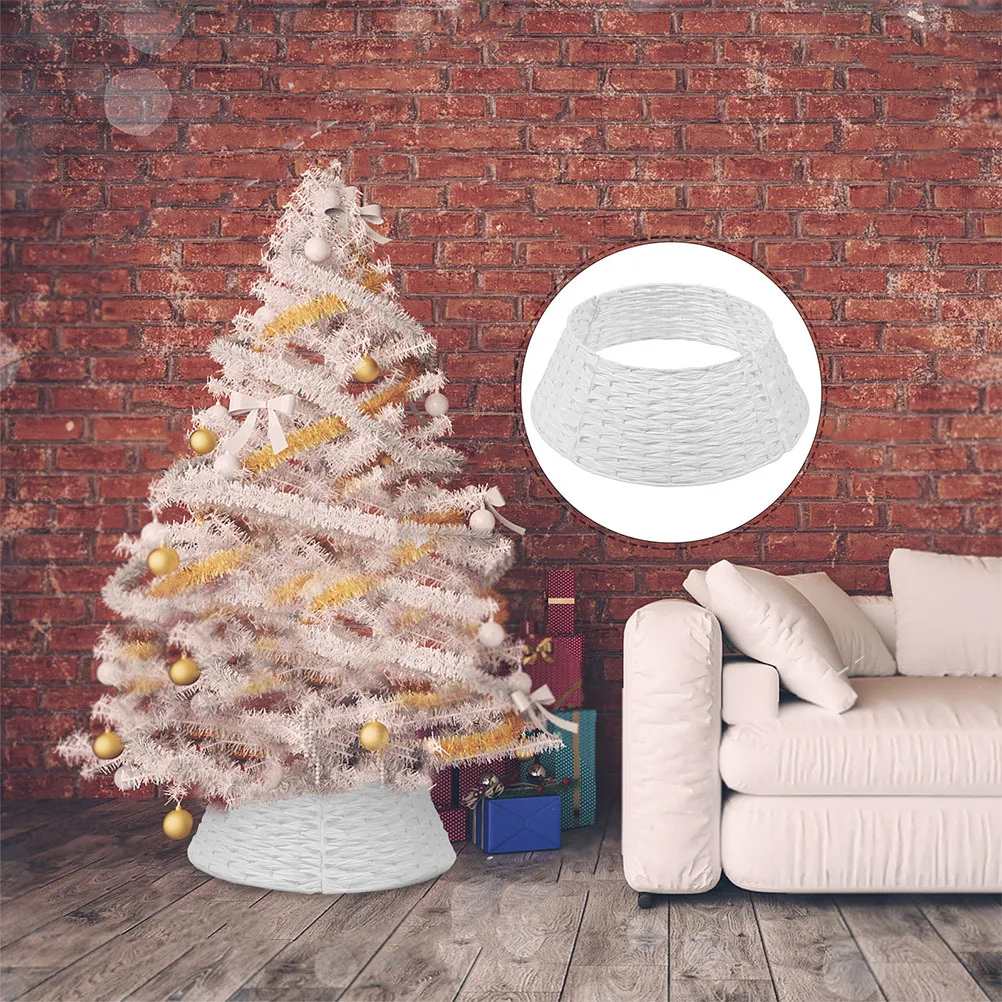 Woven Tree Collar Basket Handwoven Christmas Foot Fence for Real Artificial Trees Minimalist Holiday Room Decor
Woven Tree Collar Basket Handwoven Christmas Foot Fence for Real Artificial Trees Minimalist Holiday Room Decor