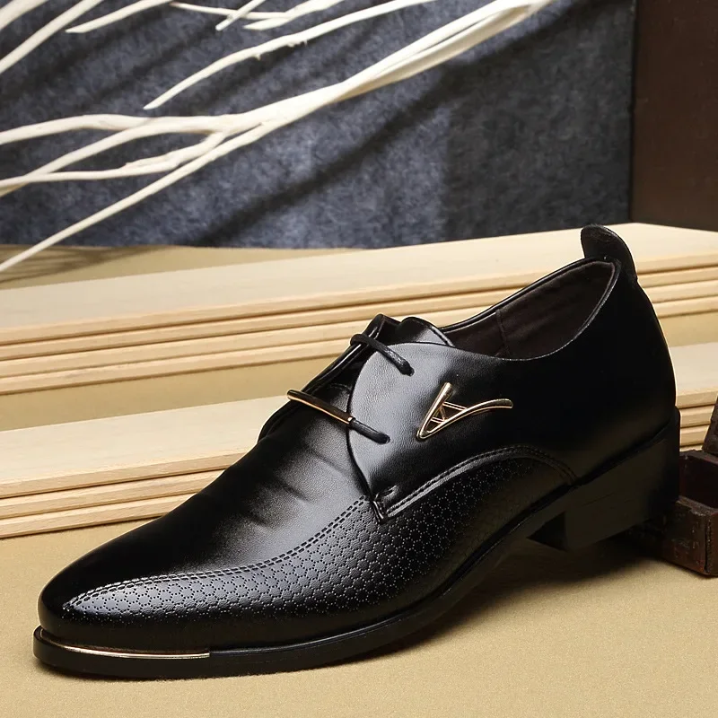 Men Shoes Four Seasons Men Business Dress Leather Shoes Fashion Casual Shoe Pointed Leather Shoes Social Shoe Male Plus Size 48
Men Shoes Four Seasons Men Business Dress Leather Shoes Fashion Casual Shoe Pointed Leather Shoes Social Shoe Male Plus Size 48