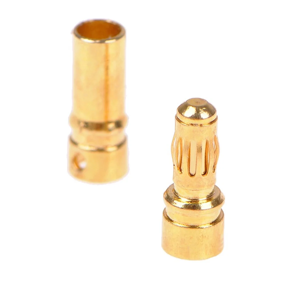 Gold Plated Banana Plugs Female Male RC ESC Motor Large Current Plug Low Resistance Durability
Gold Plated Banana Plugs Female Male RC ESC Motor Large Current Plug Low Resistance Durability