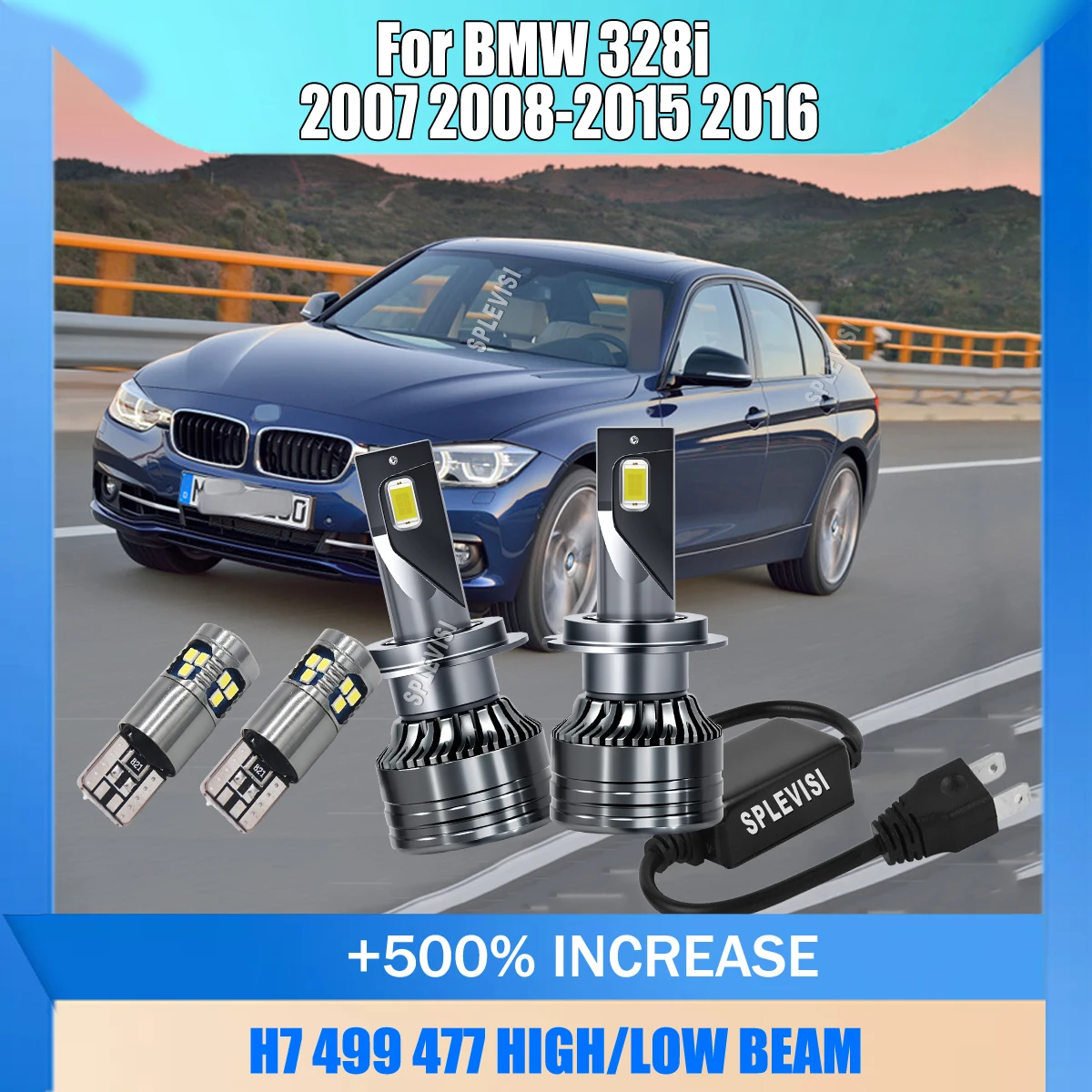 H7 LED Headlight Bulbs Emitting led Diode Built-in smart IC, ensure stable working For BMW 328i 2007 2008 2009 2010 2011-2016
H7 LED Headlight Bulbs Emitting led Diode Built-in smart IC, ensure stable working For BMW 328i 2007 2008 2009 2010 2011-2016