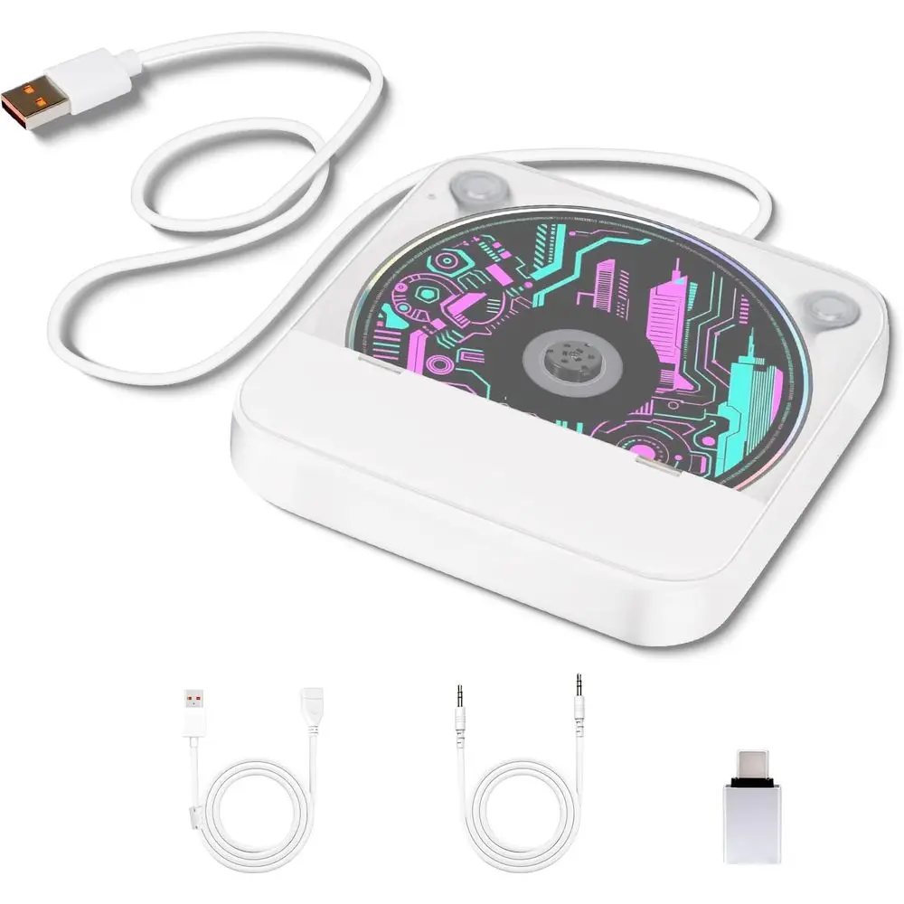Портативный CD-плеер для автомобиля, USB/AUX, с функцией анти-скипинга, совместим с различными устройствами
Портативный CD-плеер для автомобиля, USB/AUX, с функцией анти-скипинга, совместим с различными устройствами