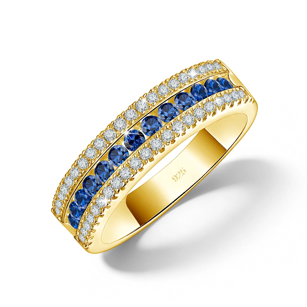 925 Silver Multi-layer Stacking Row Rings for Women Men Couples Engagement Jewelry Waterproof Finger Ring Inlay Blue Corundum
925 Silver Multi-layer Stacking Row Rings for Women Men Couples Engagement Jewelry Waterproof Finger Ring Inlay Blue Corundum