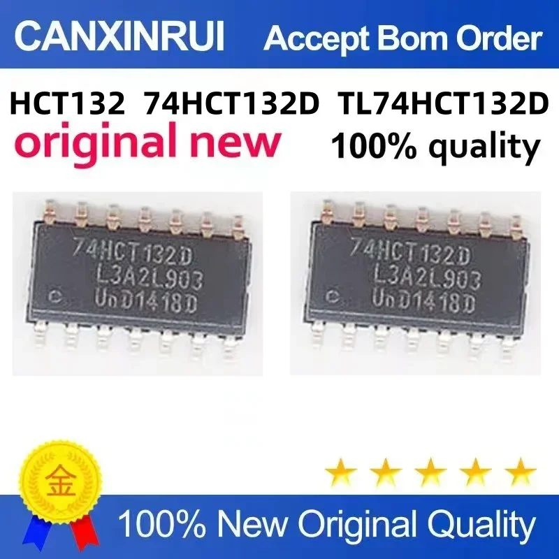 (5 pieces) New HCT132 74HCT132D TL74HCT132D SN74HCT32DR SOP-14
(5 pieces) New HCT132 74HCT132D TL74HCT132D SN74HCT32DR SOP-14
