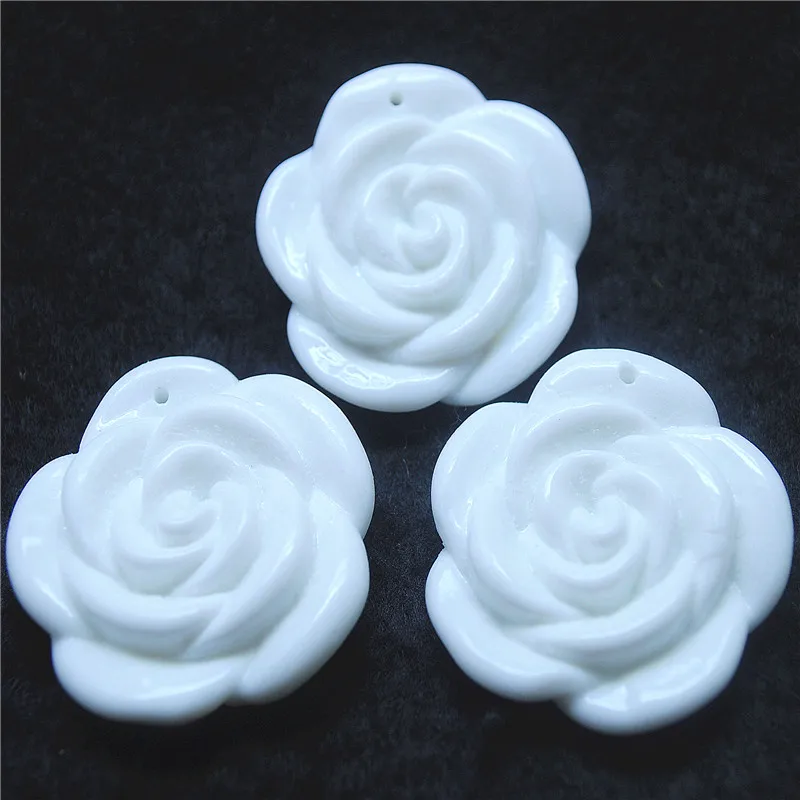 4PCS Women's Pendants White Jade Stone Carving Flowers Size 38MM For DIY Jewelry Designs Accessories Free Shippings
4PCS Women's Pendants White Jade Stone Carving Flowers Size 38MM For DIY Jewelry Designs Accessories Free Shippings