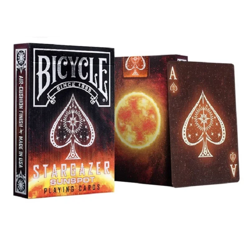 Велосипед Stargazer Sunspot колода игральных карт USPCC коллекционные покерные развлечения
Велосипед Stargazer Sunspot колода игральных карт USPCC коллекционные покерные развлечения