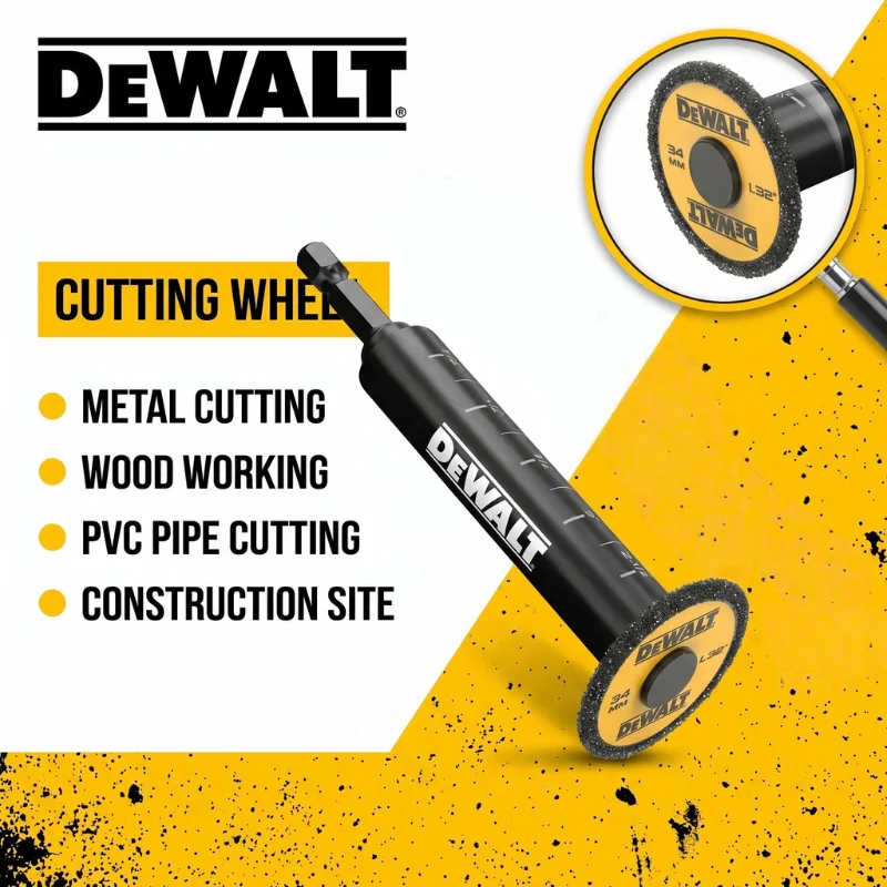 DEWALT DWAIPCIR Impact Connect Inside Pvc Pipe Cutter 34MM With Scale For PVC PIPE Cutter Power Tool Accessories For Driver
DEWALT DWAIPCIR Impact Connect Inside Pvc Pipe Cutter 34MM With Scale For PVC PIPE Cutter Power Tool Accessories For Driver