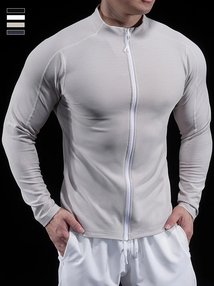 Autumn Winter Men High-elastic Running Sports Gym Fitness Top Jacket Cycling Long-sleeved Tights Quick-drying Training Clothes
Autumn Winter Men High-elastic Running Sports Gym Fitness Top Jacket Cycling Long-sleeved Tights Quick-drying Training Clothes