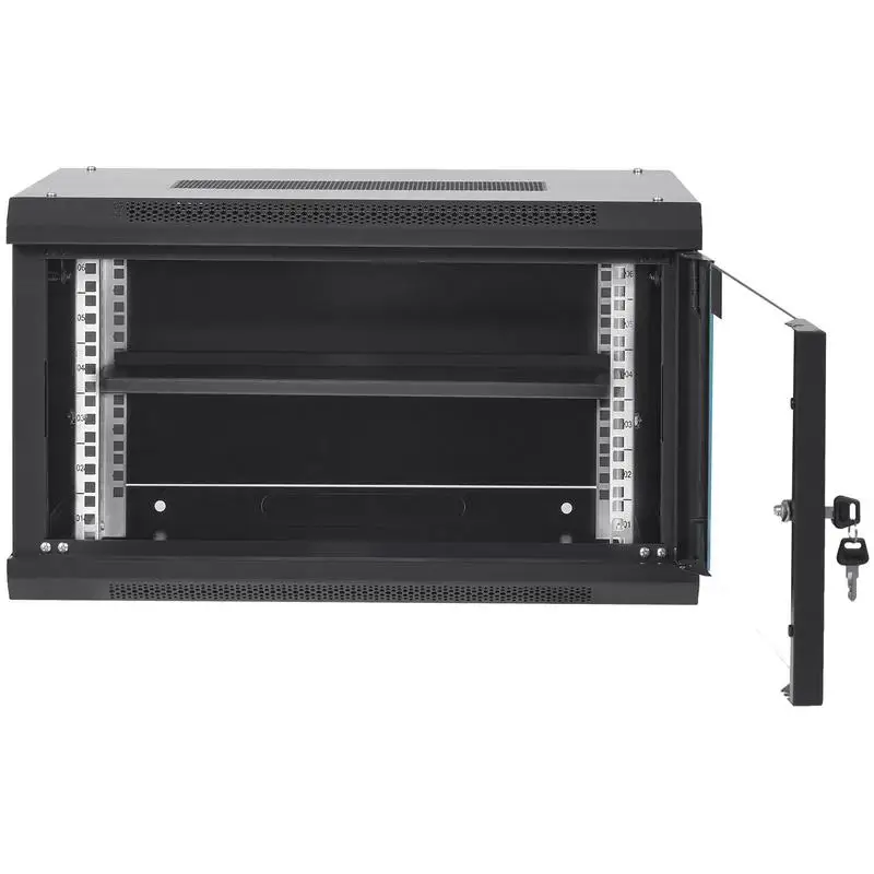 6U Wall Mount Network Server Cabinet, 15.5'' Deep, Server Rack Cabinet Enclosure, 200 lbs Max. Ground-mounted Load Capacity, with Locking Glass Door Side Panels, for IT Equipment, A/V Devices
6U Wall Mount Network Server Cabinet, 15.5'' Deep, Server Rack Cabinet Enclosure, 200 lbs Max. Ground-mounted Load Capacity, with Locking Glass Door Side Panels, for IT Equipment, A/V Devices