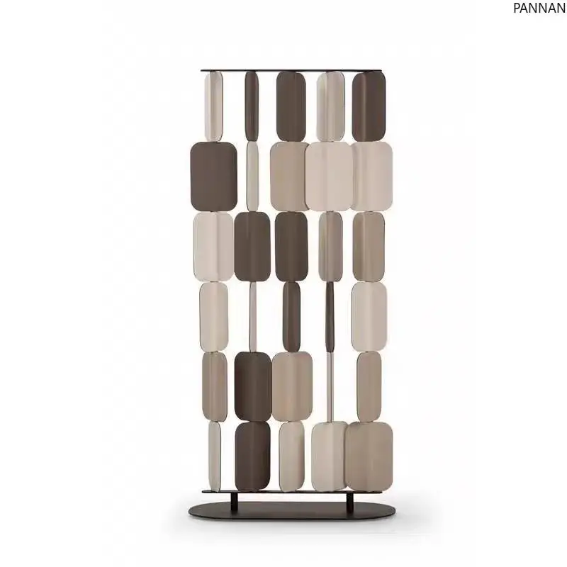 Light luxury modern saddle leather screen designer high-end metal rotating office hotel restaurant blocking partition
Light luxury modern saddle leather screen designer high-end metal rotating office hotel restaurant blocking partition