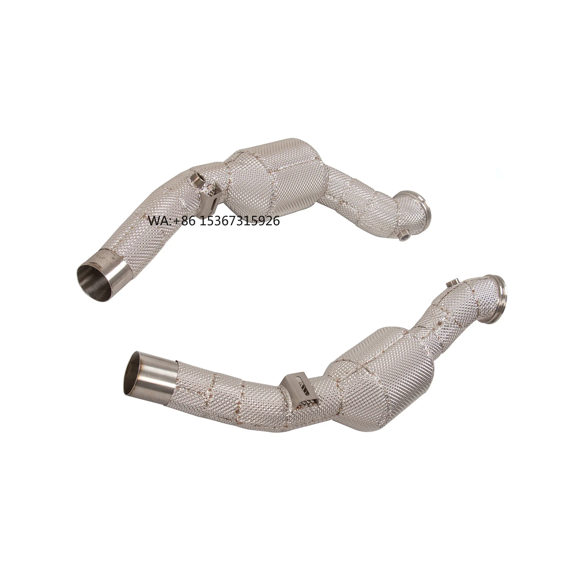 Downpipe with Catalytic Converter and Heat Insulation, Two-wheel Drive
Downpipe with Catalytic Converter and Heat Insulation, Two-wheel Drive