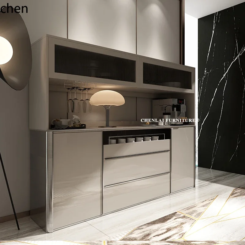 W5.19 side cabinet high cabinet integrated against the wall modern simple rock slab solid wood multi-functional decoration
W5.19 side cabinet high cabinet integrated against the wall modern simple rock slab solid wood multi-functional decoration