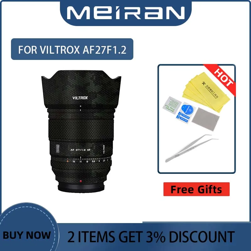 Camera Lens Skin Sticker Skin Wrap Film Camera Lens Protective Film Cover For VILTROX AF27mmF1.2 27F1.2 271.2 For Fujifilm Mount
Camera Lens Skin Sticker Skin Wrap Film Camera Lens Protective Film Cover For VILTROX AF27mmF1.2 27F1.2 271.2 For Fujifilm Mount