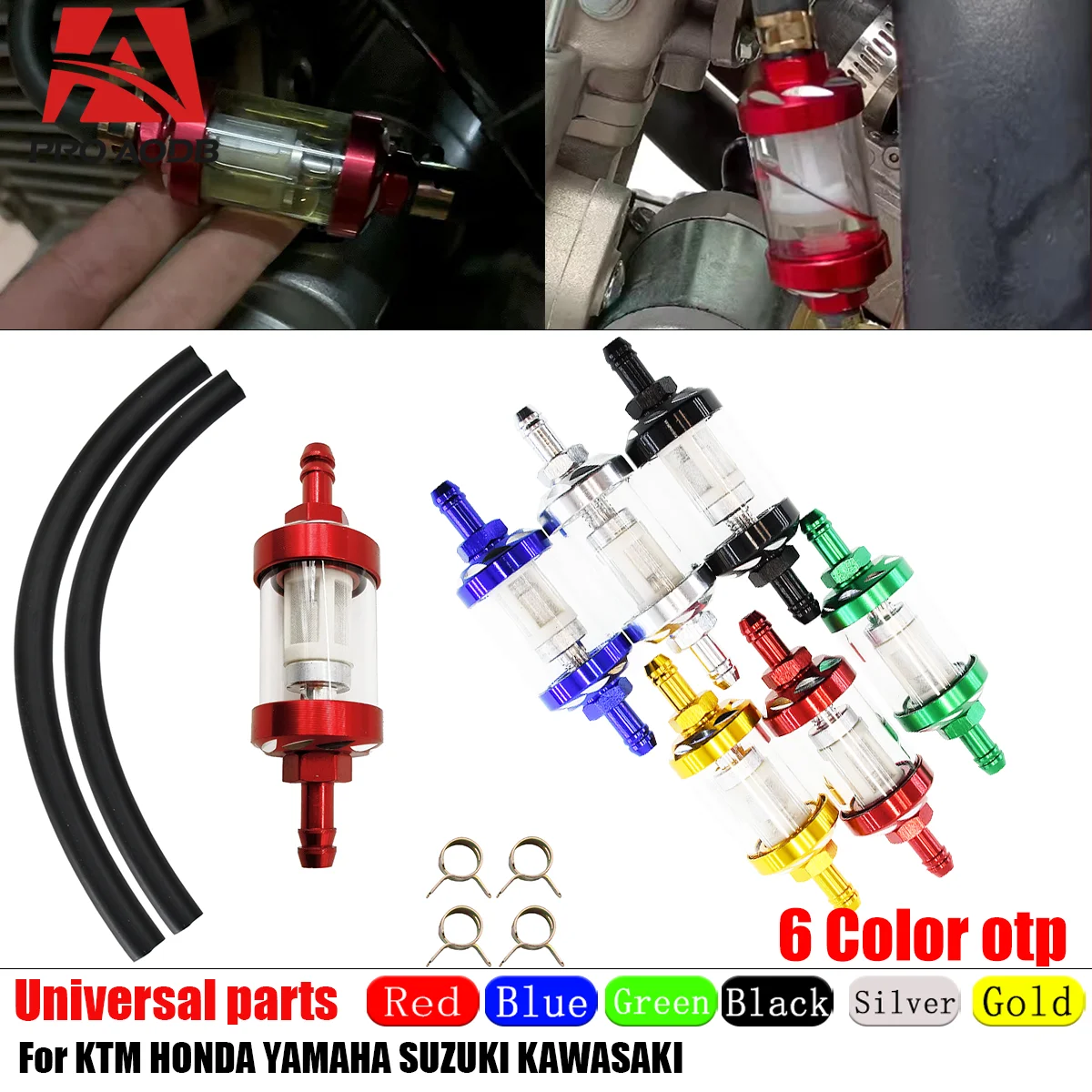 8mm CNC Glass Gas Fuel Gasoline Oil Filter Fuel Hose For ATV Kawasaki KTM Honda Yamaha YZ250F YZ450F WR250R WR450R WR250F WR450F
8mm CNC Glass Gas Fuel Gasoline Oil Filter Fuel Hose For ATV Kawasaki KTM Honda Yamaha YZ250F YZ450F WR250R WR450R WR250F WR450F