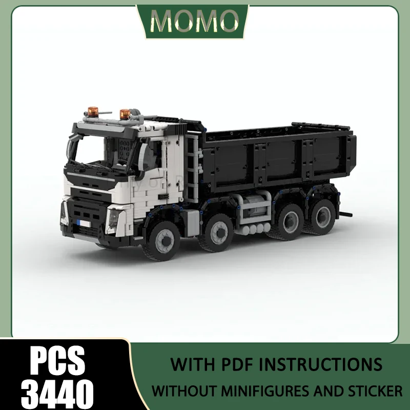 Urban Vehicle Model Moc Building Blocks RC Fmx Dump Truck 8x4 Bricks Model DIY Assembly Construction Toy Holiday Birthday Gifts
Urban Vehicle Model Moc Building Blocks RC Fmx Dump Truck 8x4 Bricks Model DIY Assembly Construction Toy Holiday Birthday Gifts