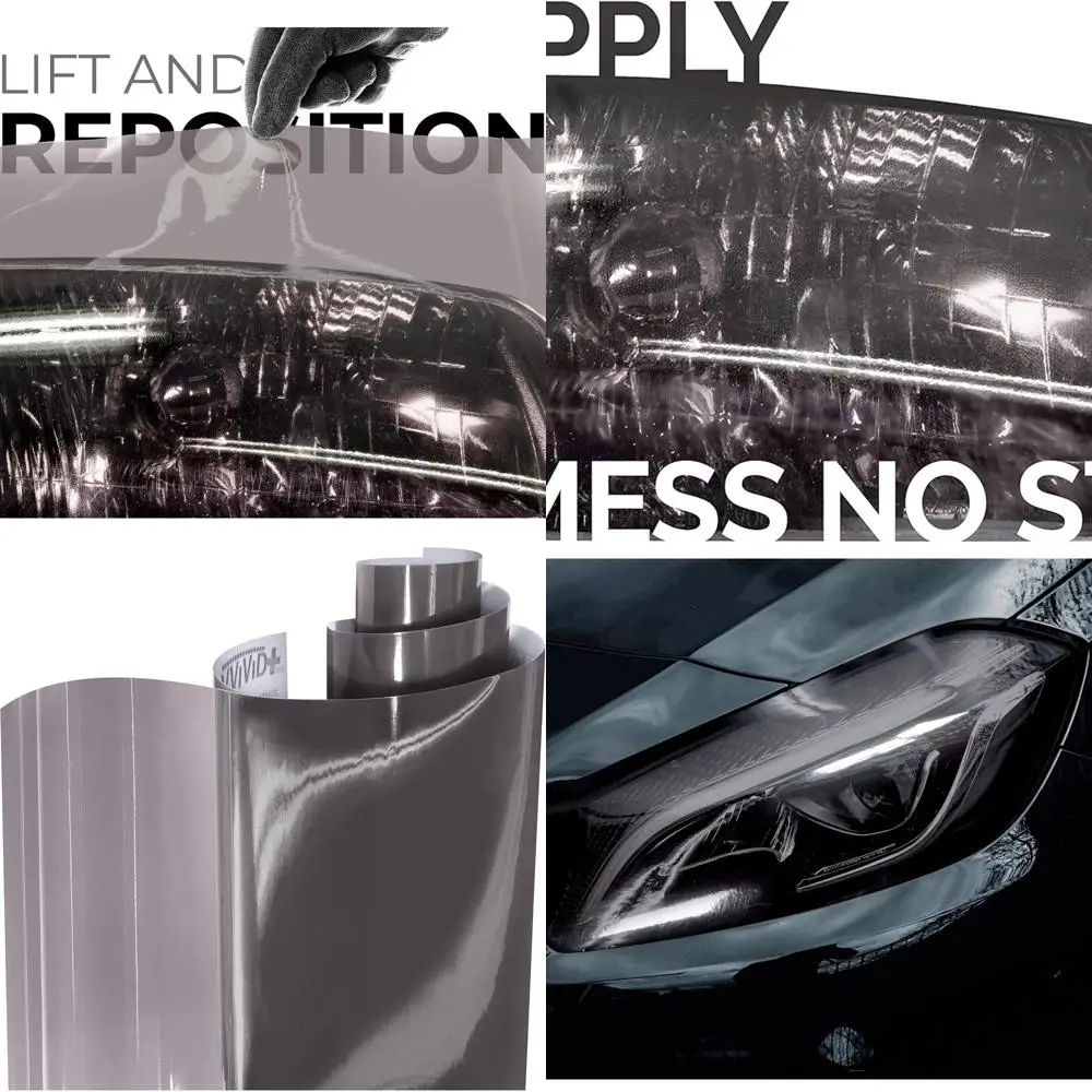 Самоклеящаяся виниловая тонировка фар с воздушным тонированием, упаковка из 2 рулонов 12 на 24 дюйма (легкий дым)
Самоклеящаяся виниловая тонировка фар с воздушным тонированием, упаковка из 2 рулонов 12 на 24 дюйма (легкий дым)