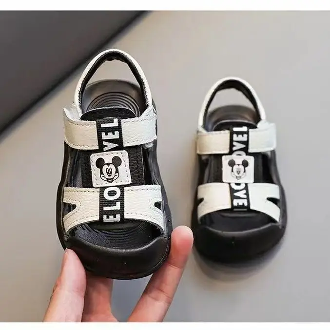 Baby Boy Sandals Summer Girls 1-8 Years Old Non-slip Soft Sole Infants 0-2 Years Old Children Mickey Leather Toddler Sandals
Baby Boy Sandals Summer Girls 1-8 Years Old Non-slip Soft Sole Infants 0-2 Years Old Children Mickey Leather Toddler Sandals