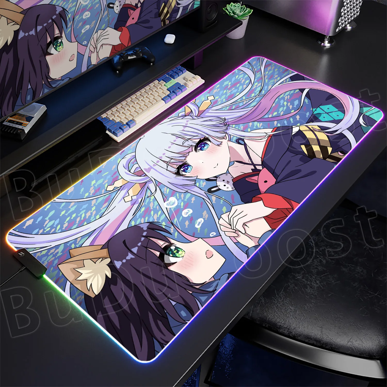 Kawaii Anime Girl rgb Mousepad Gamer Speed Table Large Pc Colorful Glowing Keyboard Mat Cosmic Princess Kaguya Setup Accessories
Kawaii Anime Girl rgb Mousepad Gamer Speed Table Large Pc Colorful Glowing Keyboard Mat Cosmic Princess Kaguya Setup Accessories
