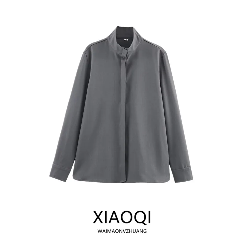 Ele Свободный воротник-стойка irt Dra, универсальный женский модный осенний Новое поступление 2021, длинный све irt
Ele Свободный воротник-стойка irt Dra, универсальный женский модный осенний Новое поступление 2021, длинный све irt