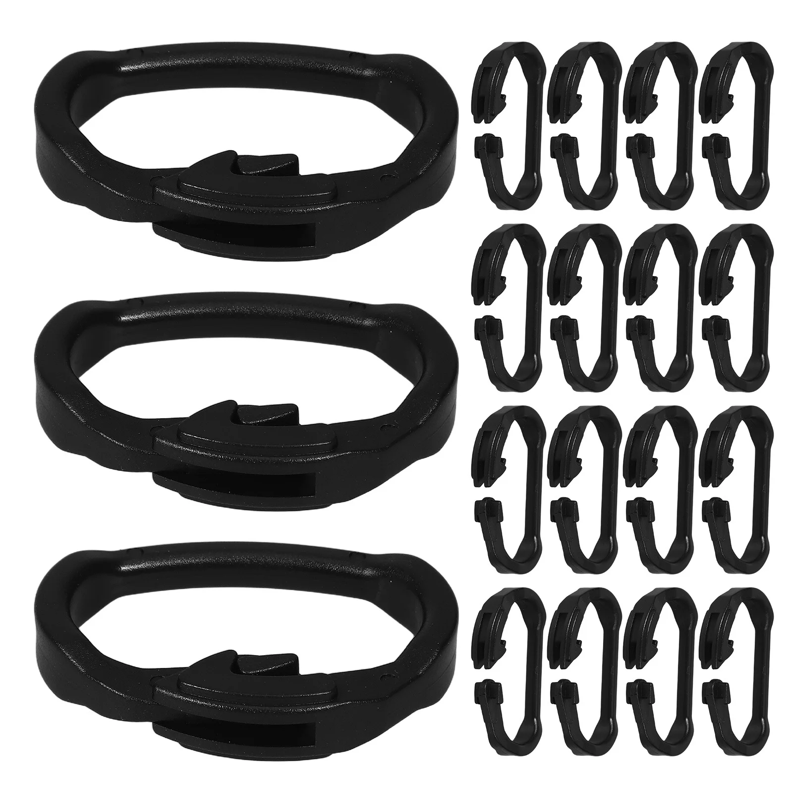 100Pcs Pom Plastic Mountaineering Buckles Heavy Duty Tent Clips Multipurpose Hooks Tarp Fixing Clips Outdoor Camping Hiking Gear 
100Pcs Pom Plastic Mountaineering Buckles Heavy Duty Tent Clips Multipurpose Hooks Tarp Fixing Clips Outdoor Camping Hiking Gear