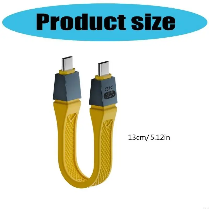 T5EA 240W 80 Гбит / с USB4 2.0 Короткий USB C TO USB C Кабель C Кабель быстро зарядка тип C Трансферный кабель данных 8K зарядка
T5EA 240W 80 Гбит / с USB4 2.0 Короткий USB C TO USB C Кабель C Кабель быстро зарядка тип C Трансферный кабель данных 8K зарядка